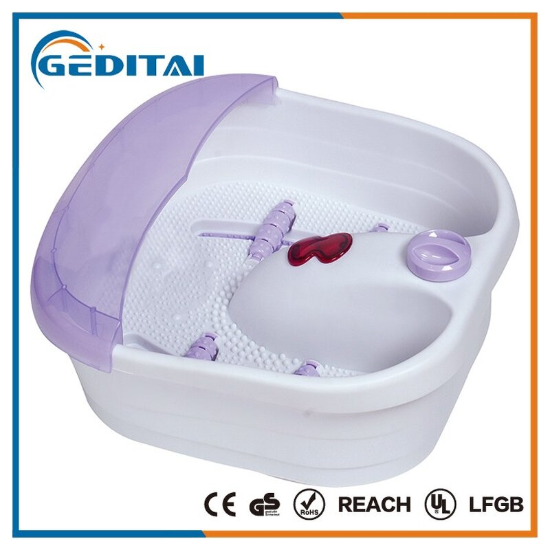 Foot Spa Massager Manufacturer - OEM/ODM 500W Heating Vibration Bubbles Foot Bath