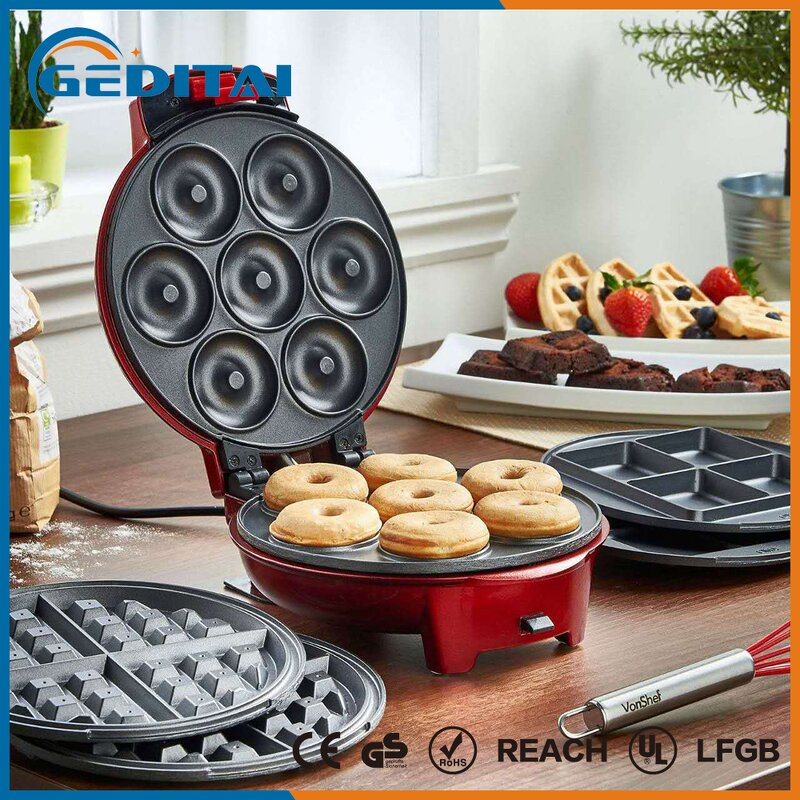 Snack Maker Machine Manufacturer - OEM/ODM 9 in 1 Detachable Plate Nutty Maker