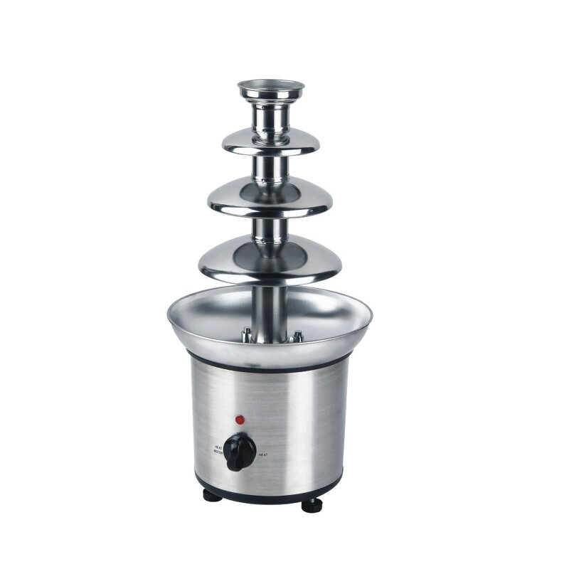 Chocolate Fountain Manufacturer - OEM/ODM Commercial 4 Tiers Stainless Steel Fountain