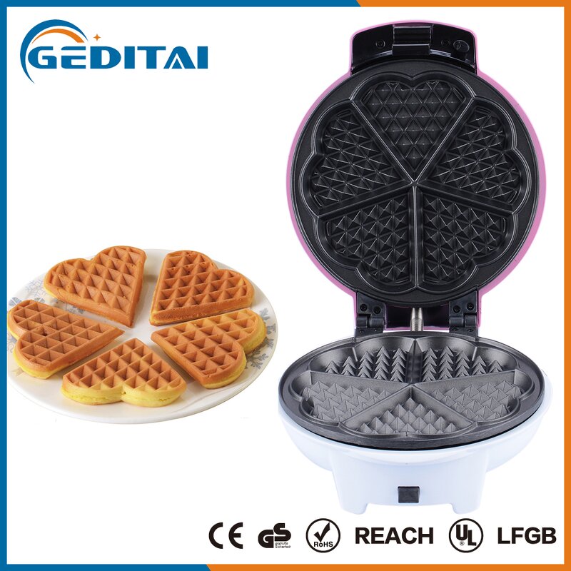 Waffle Maker Machine Manufacturer - OEM/ODM Heart Shape Detachable 7 in 1 Breakfast