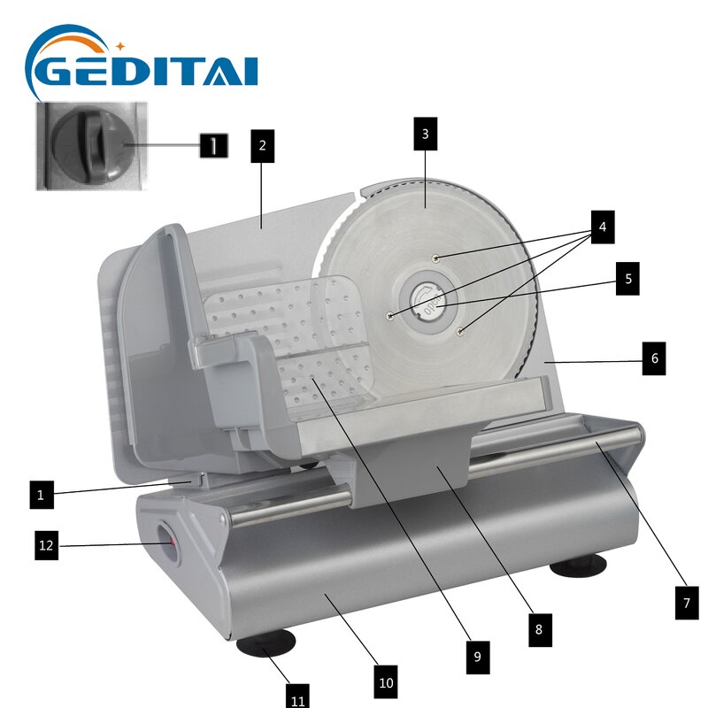 Meat Slicer Manufacturer - OEM/ODM Electrical Automatic Bread Slicer Cutter