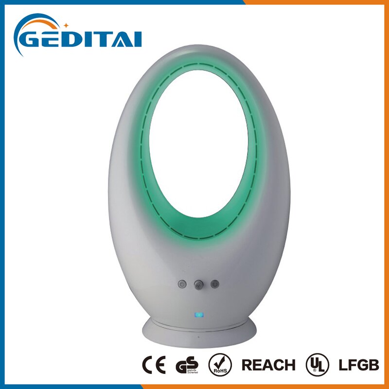 Bladeless Fan Manufacturer - OEM/ODM 15 Colors LED 110 Degree Oscillating Fan