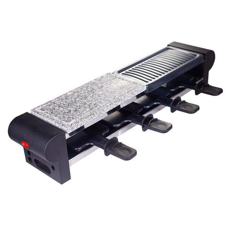 Raclette Grill Manufacturer - OEM/ODM Table Nonstick Plate Electric BBQ for 4 Person