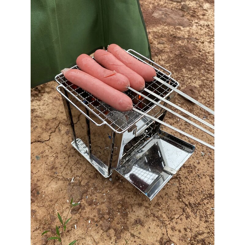 Camping Stove Manufacturer - OEM/ODM Folding Wood Burning Stainless Steel Stove