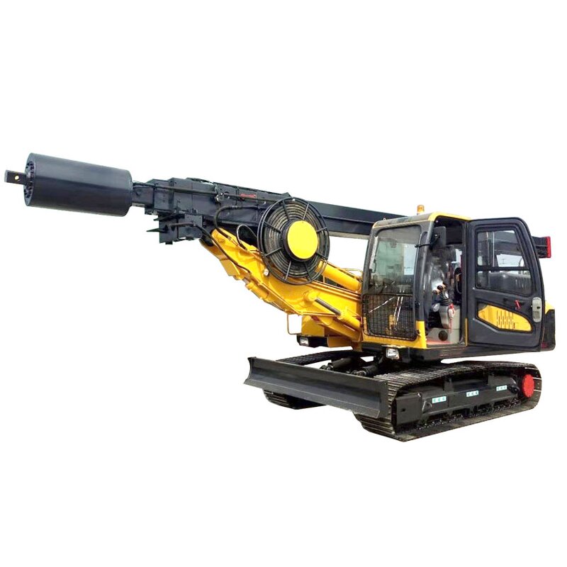 Mini Pile Driver Supplier - 15m Drill Depth with Hydraulic Hammer