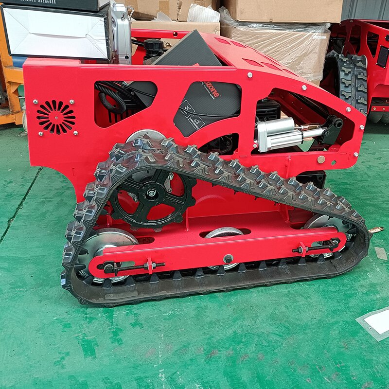 RC Gasoline Lawn Mower Supplier - 7.5hp with Tracks Remote Control