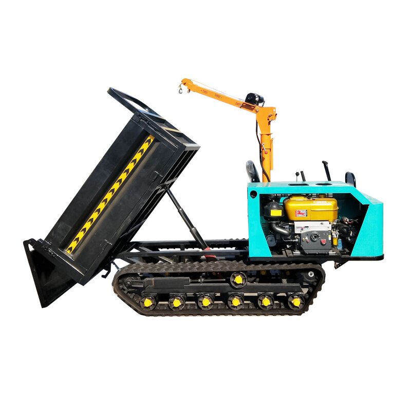 Self-loading Crawler Dumper Manufacturer - 500kg-8ton with Lift and Crane