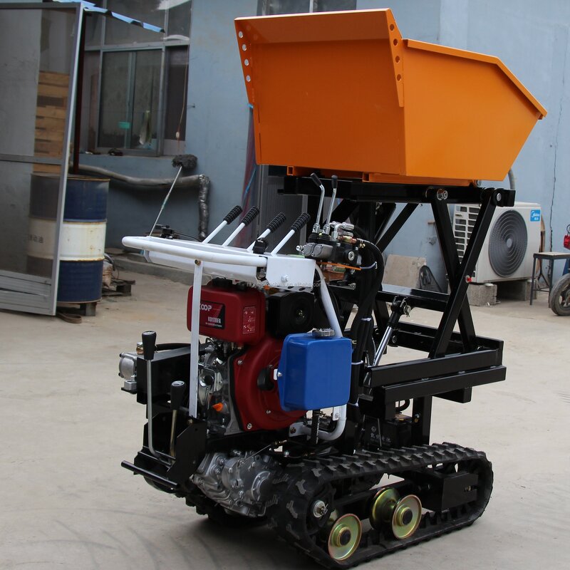 Mini Track Dumper Factory - 500-1000kg Self-Loading Electric CE Euro 5