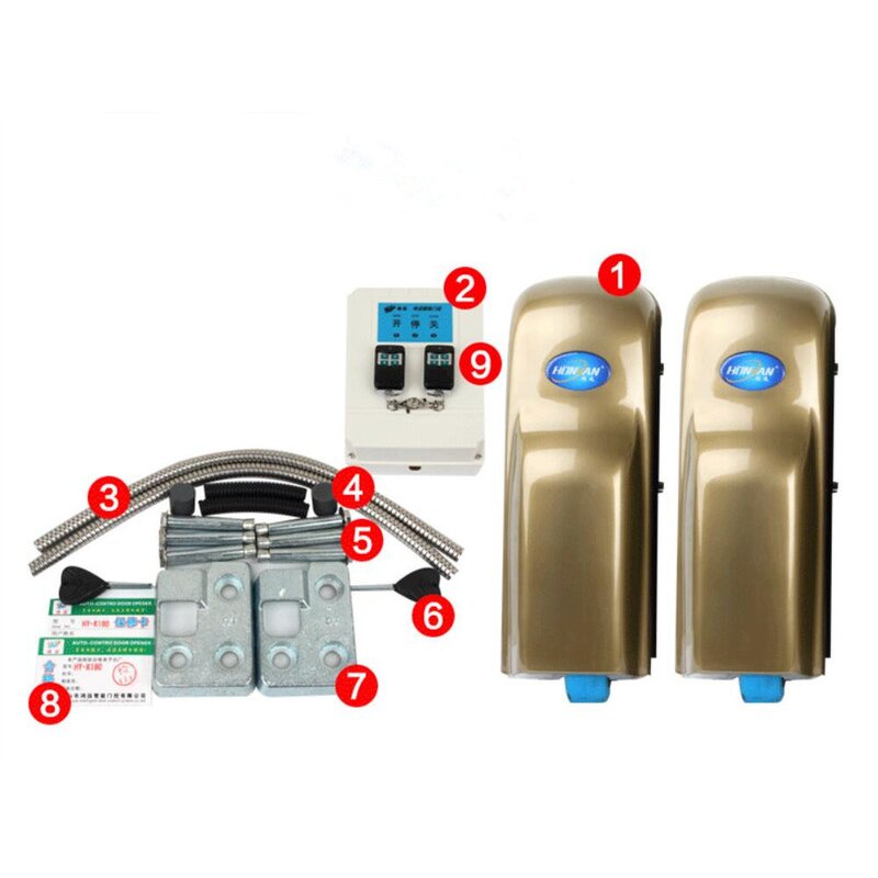 Electric Sliding Gate Operator Supplier - 24V Remote Control with Swing Roller