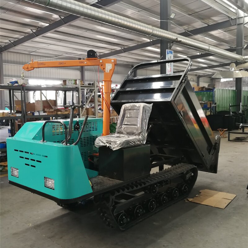 Self-loading Crawler Dumper Manufacturer - 500kg-8ton with Lift and Crane
