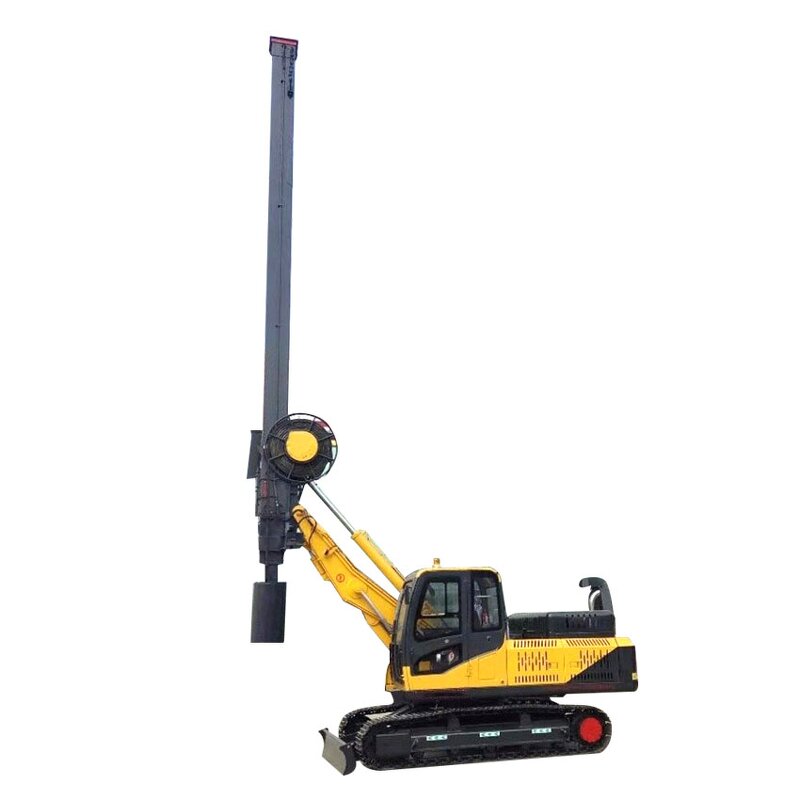 Mini Pile Driver Supplier - 15m Drill Depth with Hydraulic Hammer