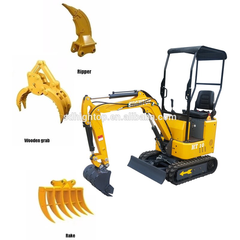 Hydraulic Mini Excavator Manufacturer - 0.8ton 1ton Small Digger Machine