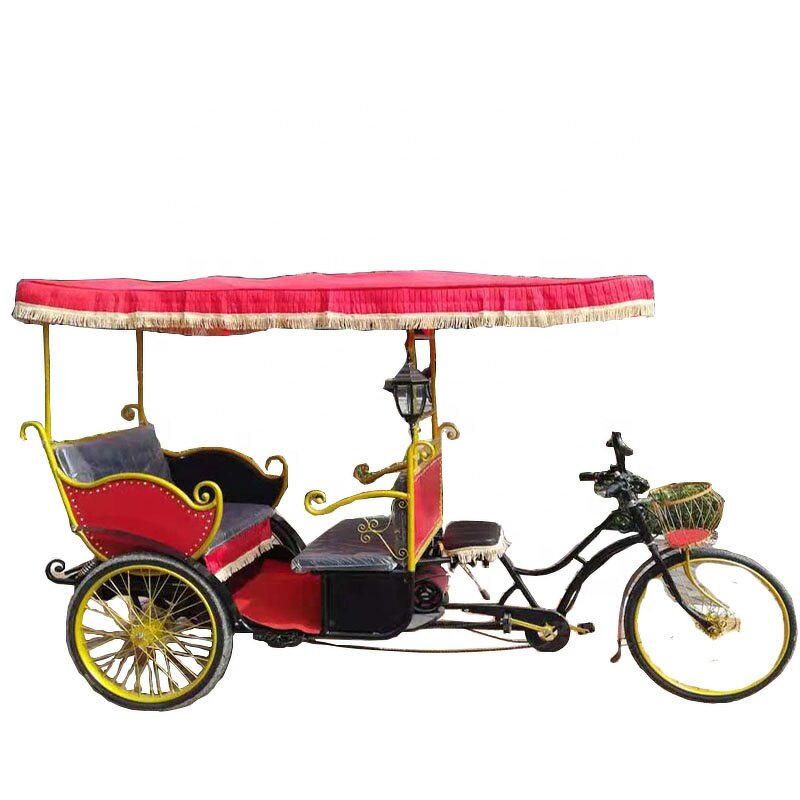 Sightseeing Electric Tricycle Supplier - 3 Person Tandem Bike Brand Hot