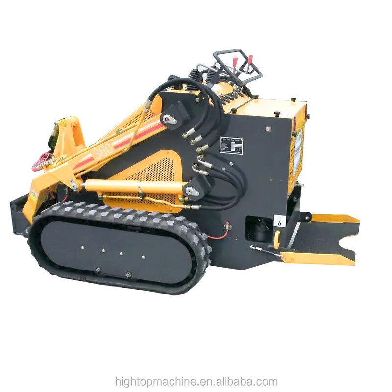 Mini Skid Steer Loader Factory - HT-850 with Attachment China Supply