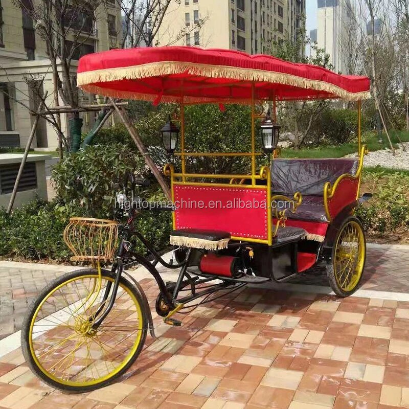 Sightseeing Electric Tricycle Supplier - 3 Person Tandem Bike Brand Hot