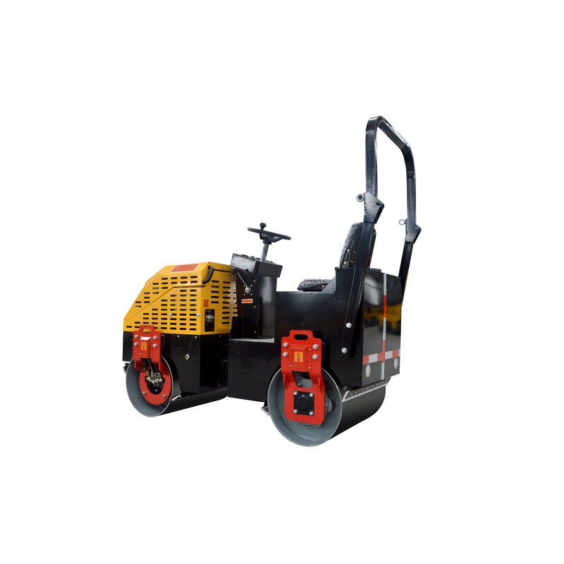 Construction Vibratory Roller Factory - 1.5 Ton Double Drums Driving Compactor