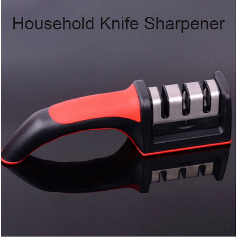 Knife Sharpener Manufacturer - OEM/ODM Professional Stainless Steel 3 Step Sharpener