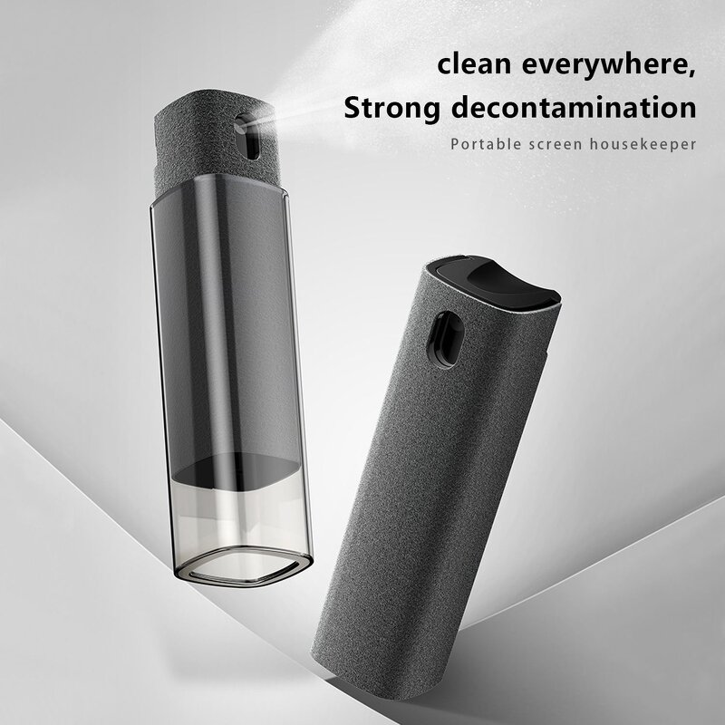 Screen Cleaner Kit Manufacturer - OEM/ODM 2 in 1 Cell Phone Microfiber Cleaner Spray