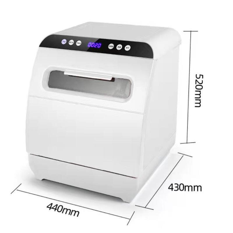Small Dishwasher Manufacturer - OEM/ODM 1200w Compact Smart Auto Desktop Dishwasher