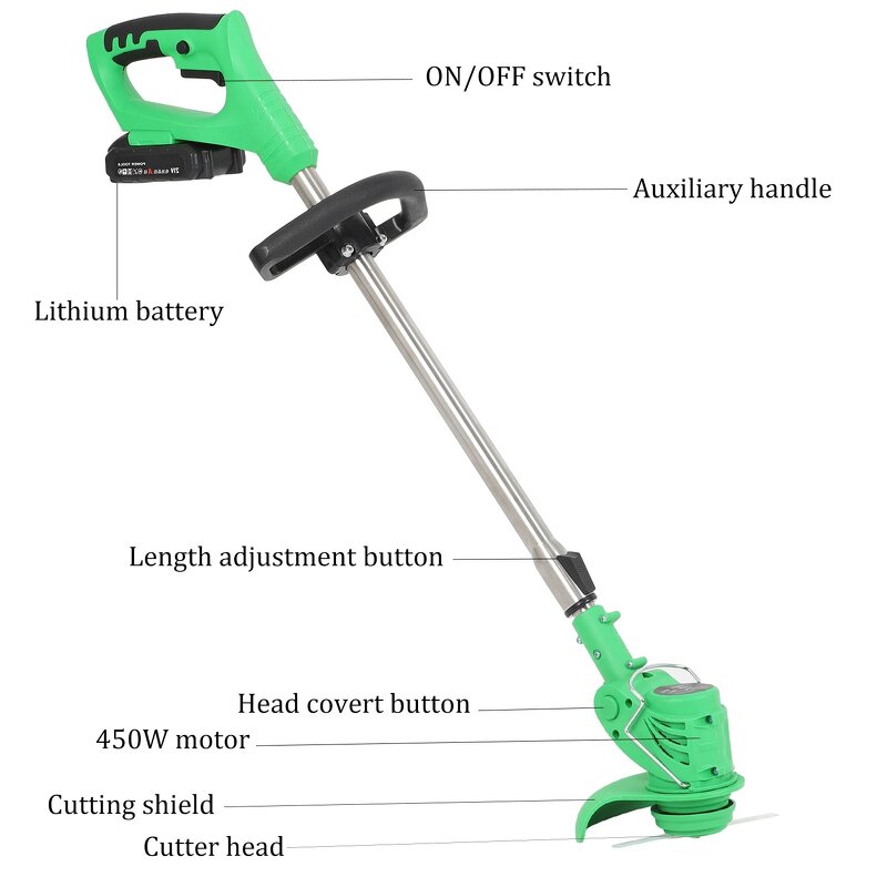String Trimmer Manufacturer - OEM/ODM 21V Battery Cordless Brush Cutter Grass Cutter