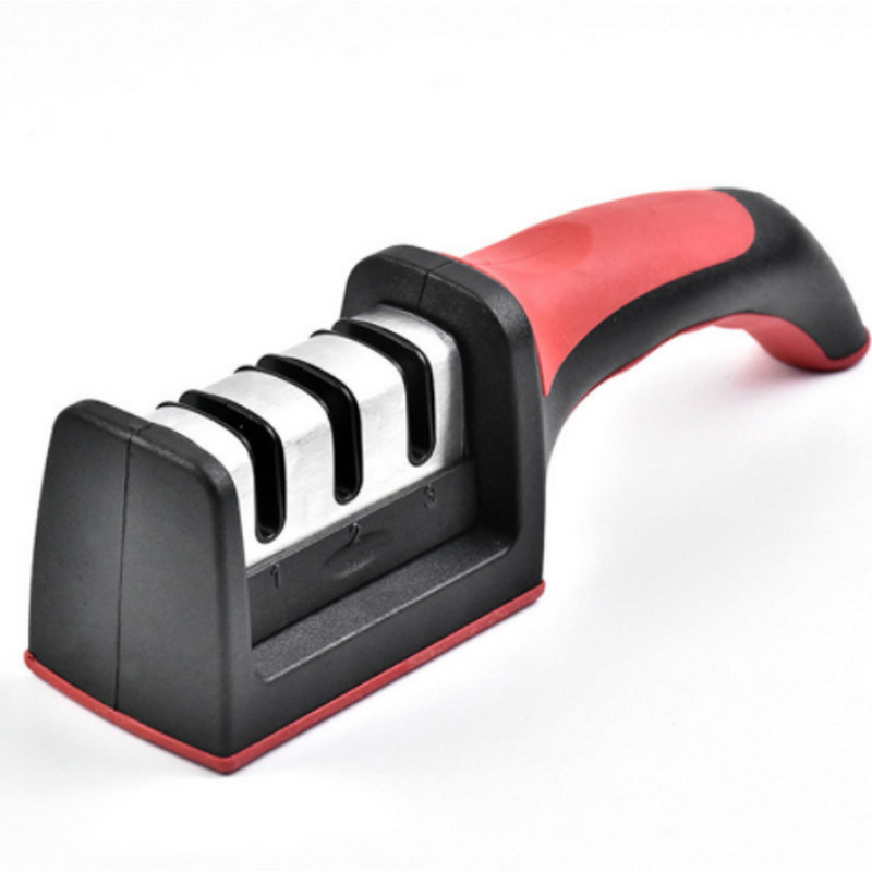 Knife Sharpener Manufacturer - OEM/ODM Professional Stainless Steel 3 Step Sharpener