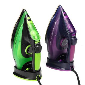 Steam Iron Manufacturer - OEM/ODM 2400W Cordless Charging 5 Speed Adjust Steam Iron