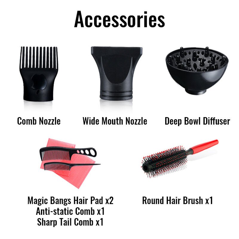 Hair Dryer Manufacturer - Wholesale 2000w Two Speeds Low Noise Home Hotel Hair Dryer