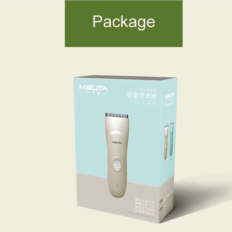 Hair Trimmer Manufacturer - OEM/ODM USB Charge Waterproof Baby Kid Quiet Trimmer