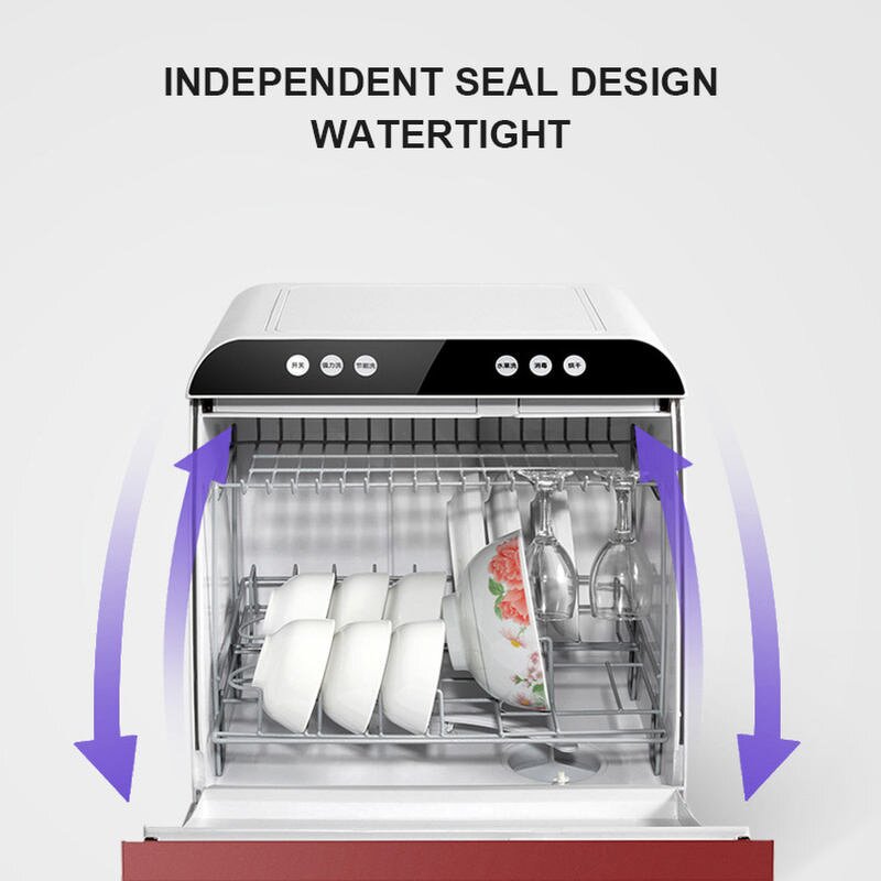 Small Dishwasher Manufacturer - OEM/ODM 1200w Compact Smart Auto Desktop Dishwasher