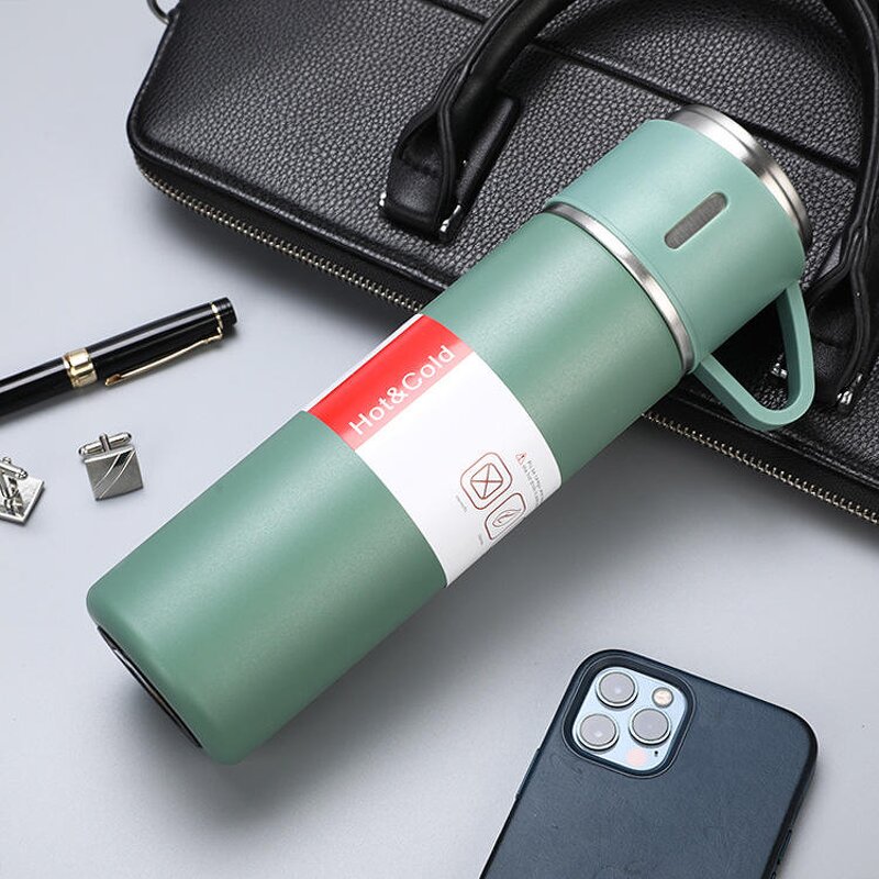 Vacuum Flask Set Manufacturer - Wholesale 500ml Stainless Steel Business Gift Cup
