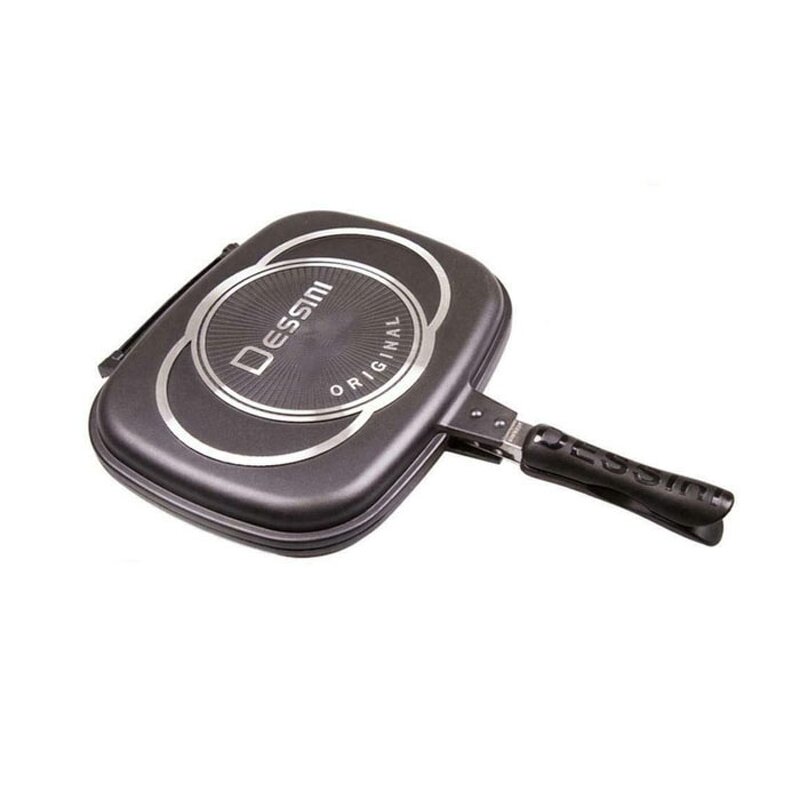 Grill Frying Skillet Manufacturer - OEM/ODM Nonstick Portable Double Side Grill Pan
