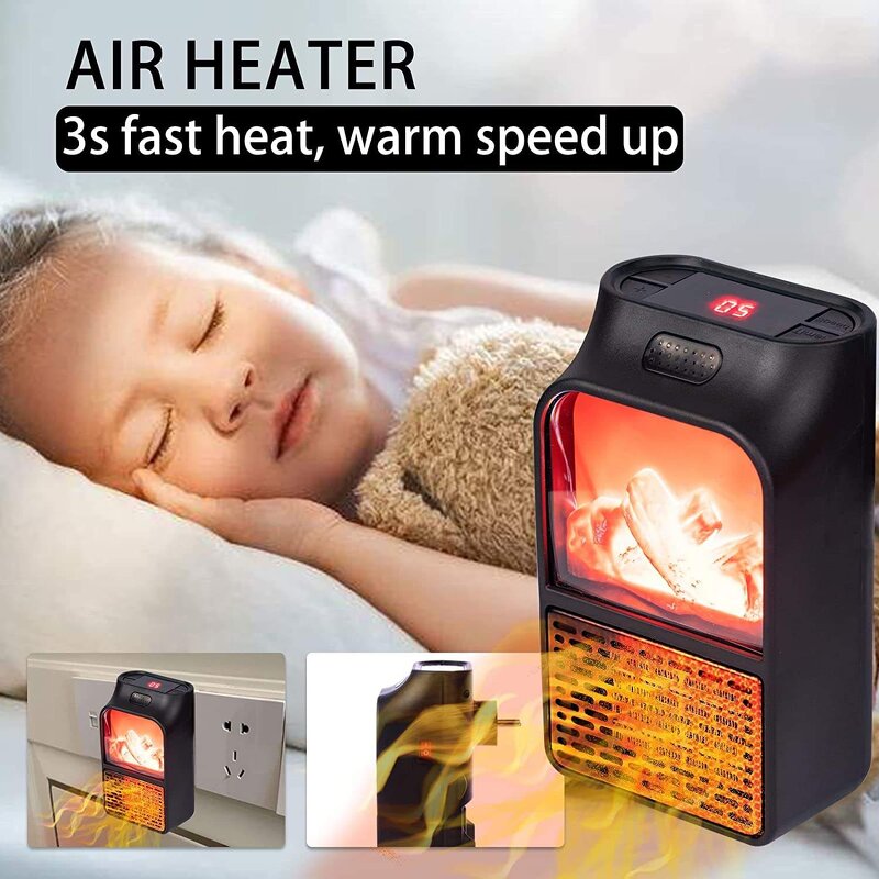 Electric Heater Manufacturer - Wholesale Smart Household Room Plug in Wall Heater