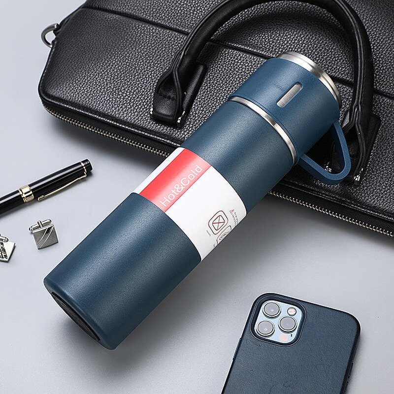 Thermos Flask Manufacturer - OEM Custom 500ml Stainless Steel Vacuum Cup Set