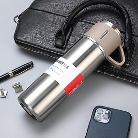 Vacuum Flask Set Manufacturer - Wholesale 500ml Stainless Steel Business Gift Cup