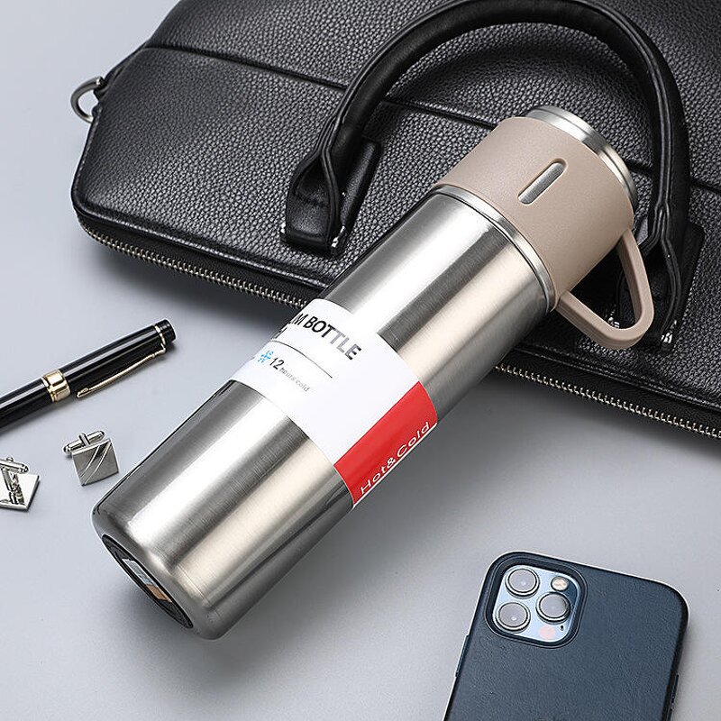 Vacuum Flask Set Manufacturer - Wholesale 500ml Stainless Steel Business Gift Cup