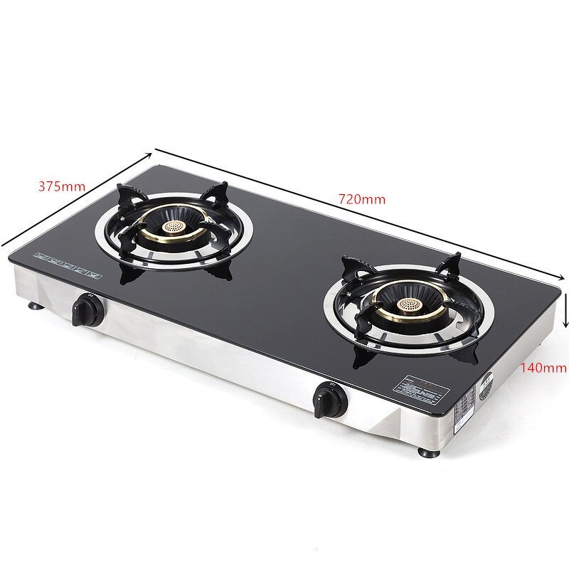 Gas Stove Manufacturer - OEM/ODM 2 Burner Table Gas Stove Cooktop Appliance