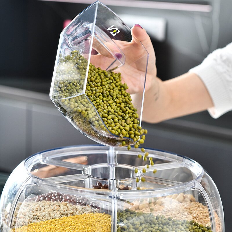 Rice Dispenser Manufacturer - Wholesale Plastic Kitchen Food Grain Storage Container