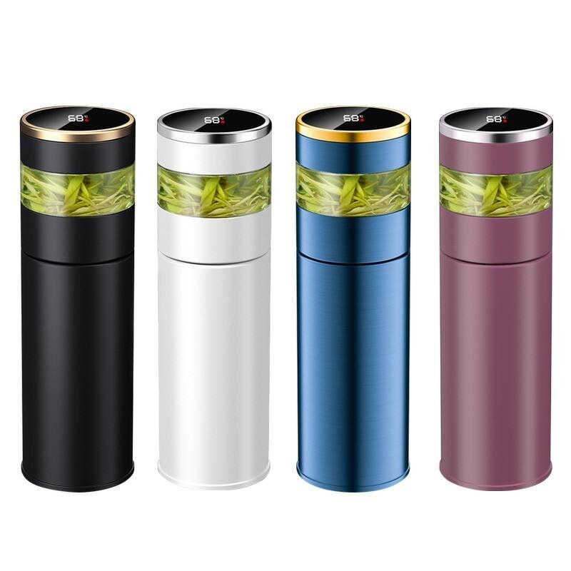 Water Bottle Manufacturer - OEM/ODM 450ml LED Stainless Steel Smart Drinkware