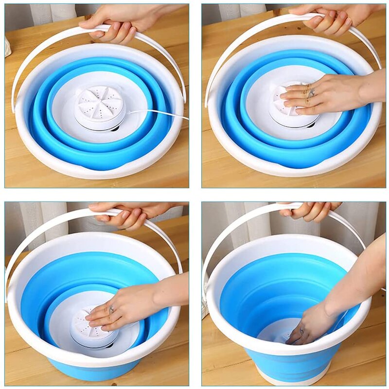 Washing Machine Manufacturer - OEM/ODM 24w Foldable USB Charging Portable 10L Foldable