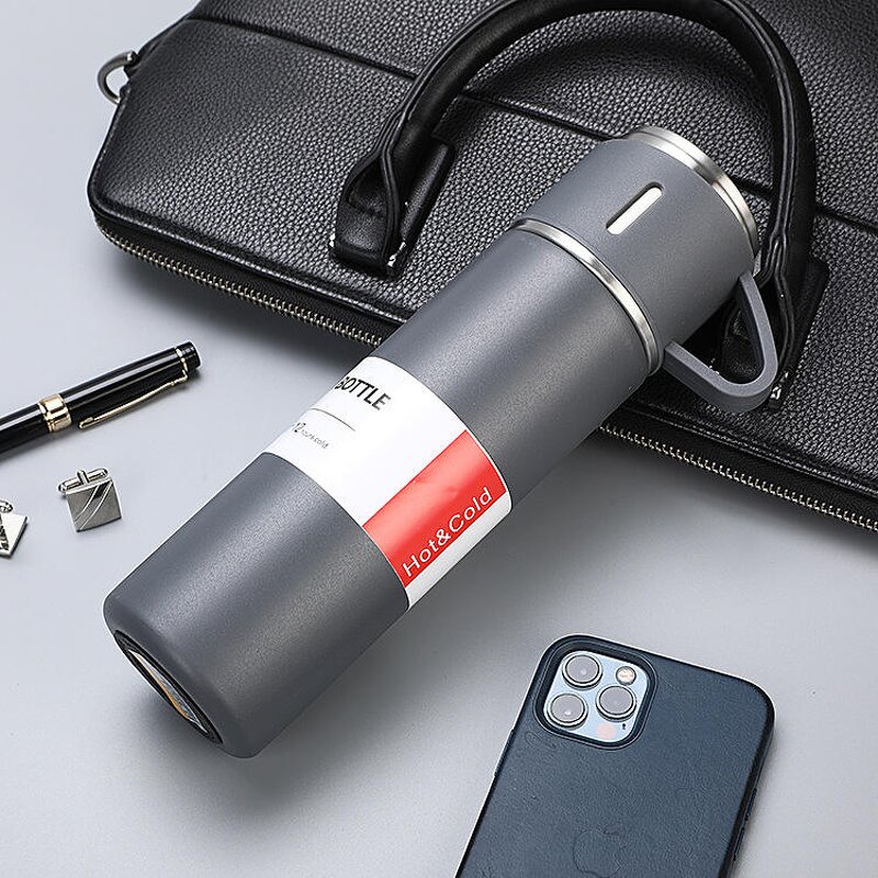 Vacuum Flask Set Manufacturer - Wholesale 500ml Stainless Steel Business Gift Cup