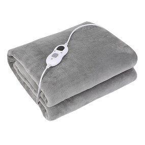 Electric Blanket Manufacturer - Wholesale 6 Timer Settings 220v Flannel Heated Throw