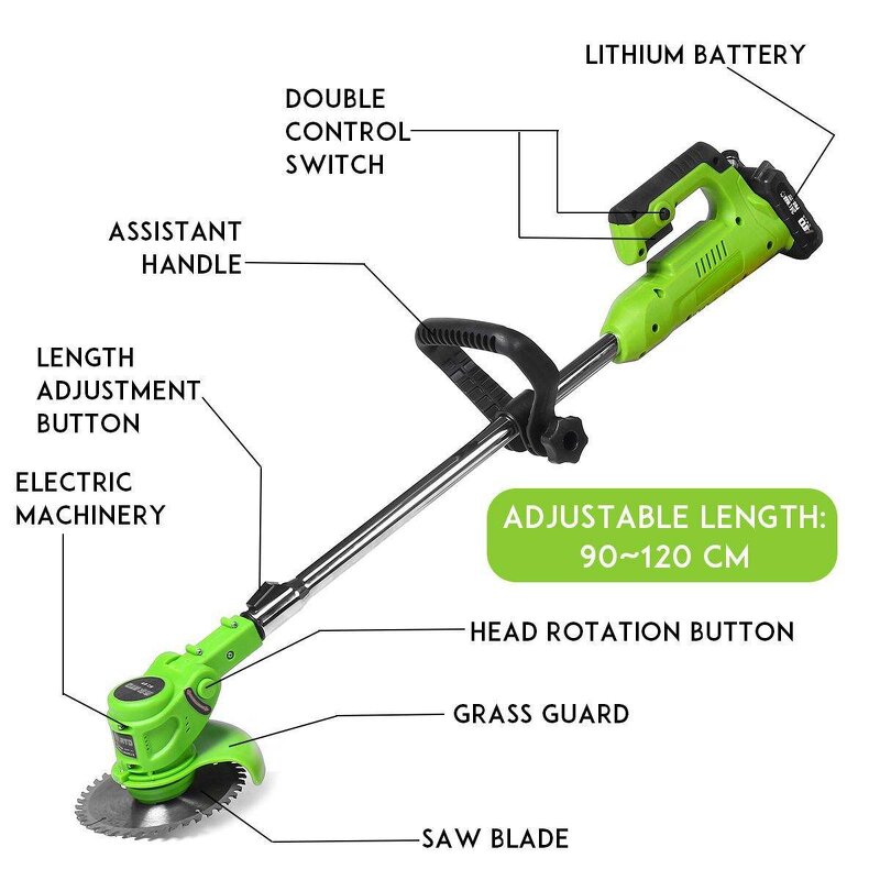 Lawn Mower Manufacturer - OEM/ODM 24v Lithium Battery Handheld Cordless Grass Cutter