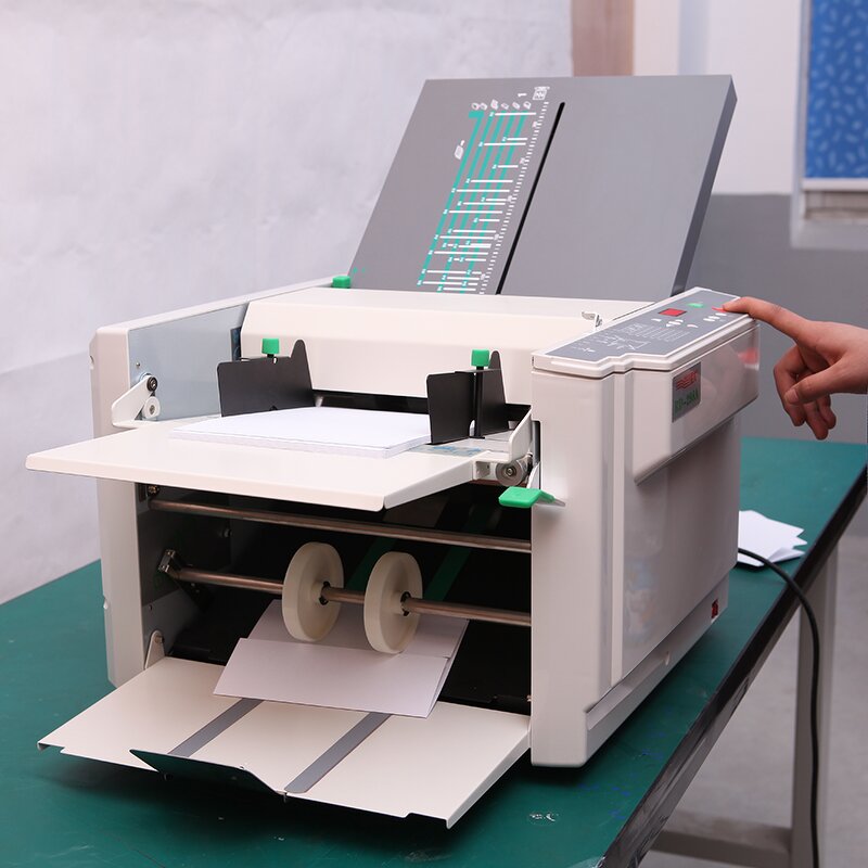 Paper Folding Machine Manufacturer - OEM/ODM WD-297 Semi-Auto Manual A3 A4 Electric Folder