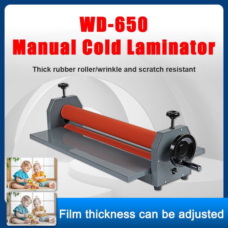 Cold Laminator Manufacturer - OEM/ODM WD-650 Desktop Manual A3-A6 Cold Roll Laminator