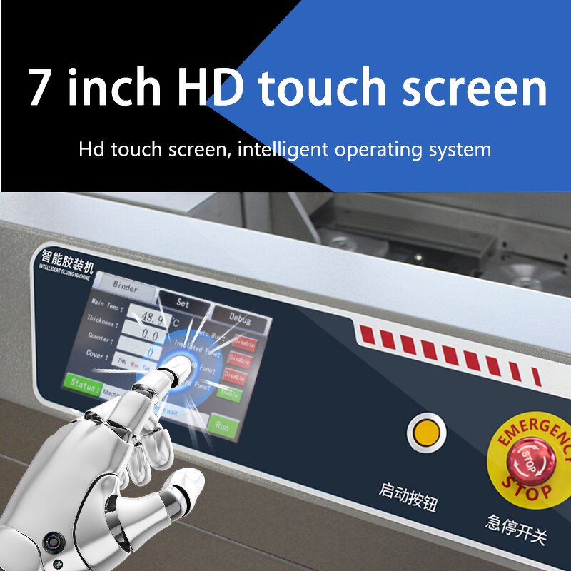 Glue Binder Manufacturer - OEM/ODM WD-M7 Automatic A3 A4 Perfect Adjust Spine Binder