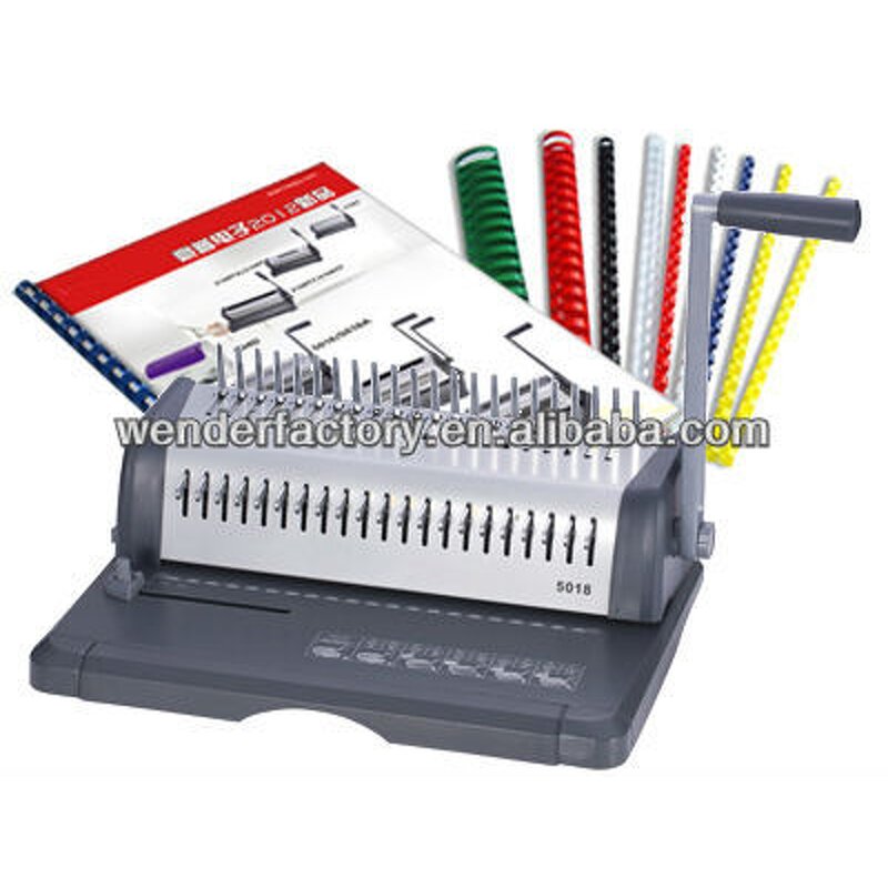 Plastic Comb Binding Machine Manufacturer - OEM/ODM WD-5018 Desktop A4 Manual Comb Binder
