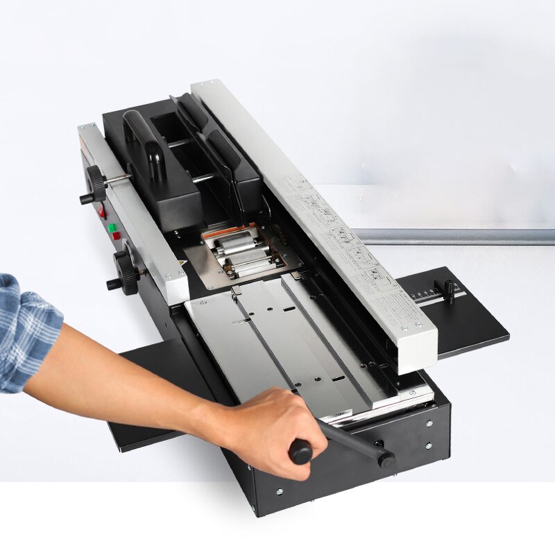 Book Binding Machine Manufacturer - OEM/ODM WD-460AC Manual Hot Melt Glue Binder