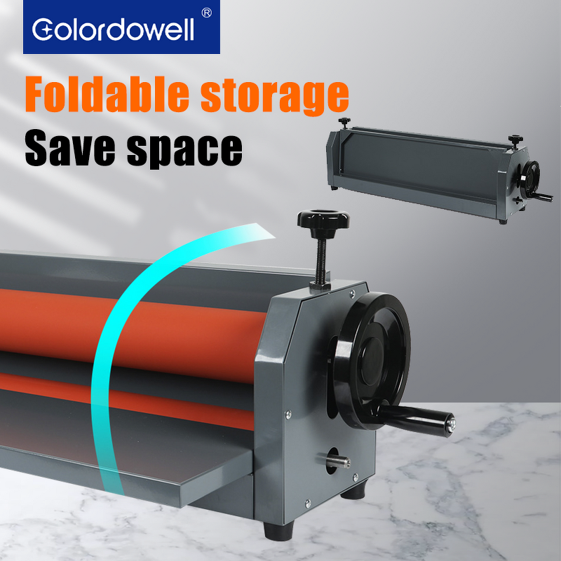 Cold Laminator Manufacturer - OEM/ODM WD-1000 A0 Size 1000mm Manual Desktop Laminator