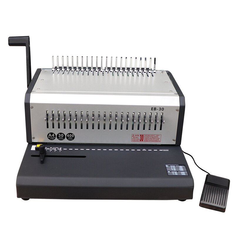 Comb Binding Machine Manufacturer - OEM/ODM EB-30 Electric 21 Holes Spiral Comb Binder