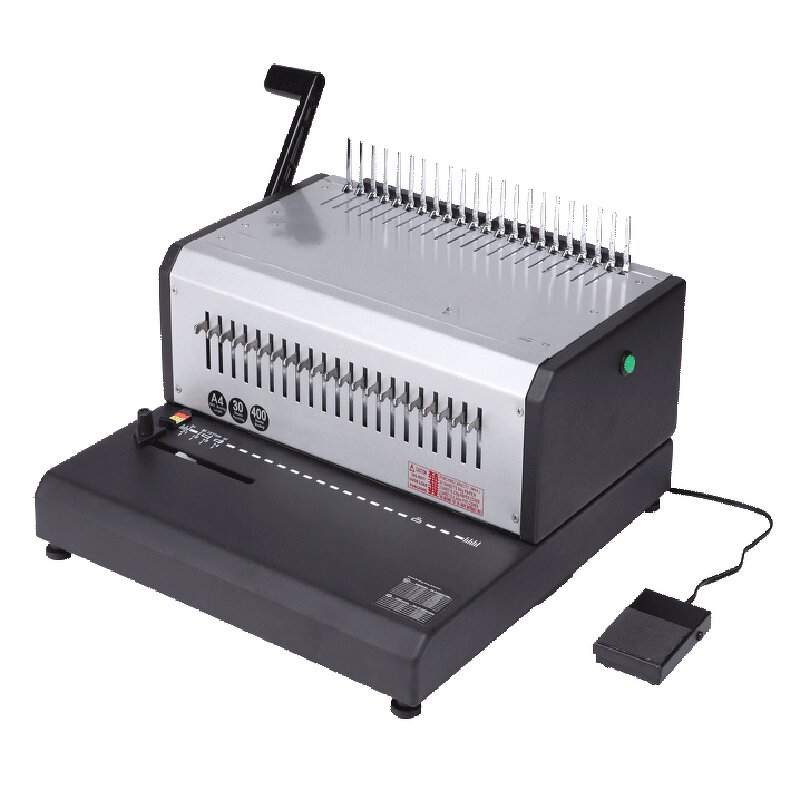 Comb Binding Machine Manufacturer - OEM/ODM EB-30 Electric 21 Holes Spiral Comb Binder